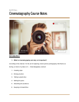 Cinematography Course Notes.pdf - dirzon